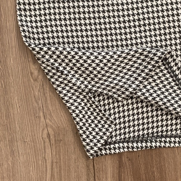 NÓVU Collection | Oxford Green and Cream Houndstooth Polo | Size M - Picture 5 of 8